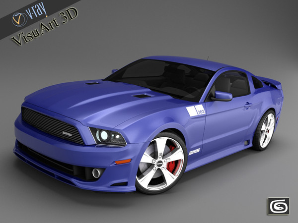 Mustang SMS 320 2011 3D Models